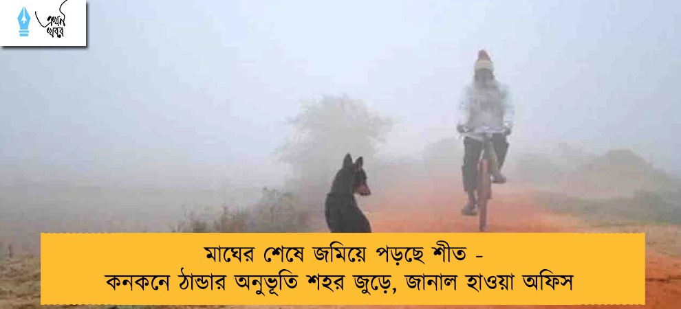 মাঘের শেষে জমিয়ে পড়ছে শীত - কনকনে ঠান্ডার অনুভূতি শহর জুড়ে, জানাল হাওয়া অফিস