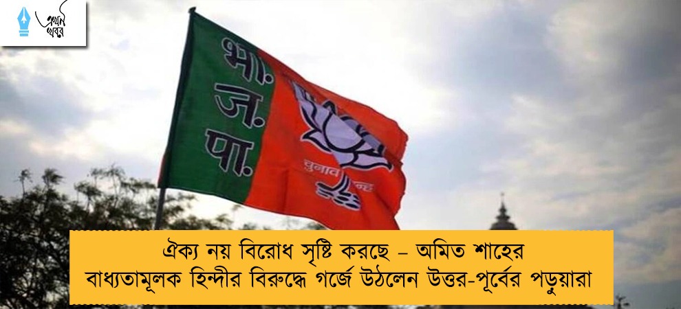 ঐক্য নয় বিরোধ সৃষ্টি করছে – অমিত শাহের বাধ্যতামূলক হিন্দীর বিরুদ্ধে গর্জে উঠলেন উত্তর-পূর্বের পড়ুয়ারা
