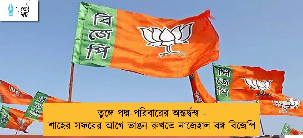 তুঙ্গে পদ্ম-পরিবারের অন্তর্দ্বন্দ্ব - শাহের সফরের আগে ভাঙন রুখতে নাজেহাল বঙ্গ বিজেপি