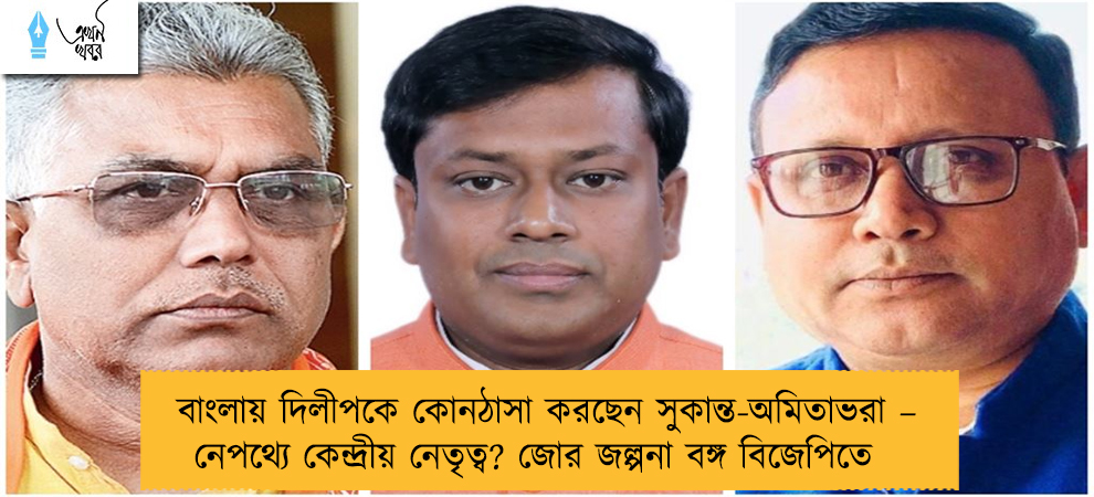 বাংলায় দিলীপকে কোনঠাসা করছেন সুকান্ত-অমিতাভরা – নেপথ্যে কেন্দ্রীয় নেতৃত্ব? জোর জল্পনা বঙ্গ বিজেপিতে