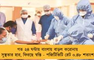 গত ২৪ ঘন্টায় বাংলায় বাড়ল করোনায় সুস্থতার হার, ফিরছে স্বস্তি - পজিটিভিটি রেট ০.৪৮ শতাংশ