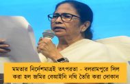 মমতার নির্দেশমাত্রই তৎপরতা - বলরামপুরে সিল করা হল জমির বেআইনি নথি তৈরি করা দোকান