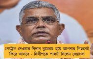 পেট্রোল দেওয়ার নিদান বুমেরাং হয়ে আপনার পিছনেই ফিরে আসবে - দিলীপকে পালটা দিলেন জ্যোৎস্না