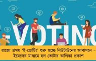 রাজ্যে প্রথম ‘ই-ভোটিং’ শুরু হচ্ছে নিউটাউনের আবাসনে – ইমেলের মাধ্যমে হল ভোটার তালিকা প্রকাশ
