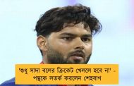 'শুধু সাদা বলের ক্রিকেট খেললে হবে না' - পন্থকে সতর্ক করলেন শেহবাগ