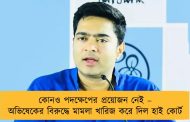 কোনও পদক্ষেপের প্রয়োজন নেই – অভিষেকের বিরুদ্ধে মামলা খারিজ করে দিল হাই কোর্ট