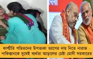কাশ্মীরি পণ্ডিতদের উপত্যকা ত্যাগের দায় নিতে নারাজ - পাকিস্তানকে দুষেই ব্যর্থতা আড়ালের চেষ্টা মোদী সরকারের