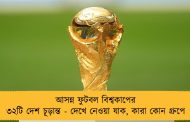 আসন্ন ফুটবল বিশ্বকাপের ৩২টি দেশ চূড়ান্ত - দেখে নেওয়া যাক, কারা কোন গ্রুপে