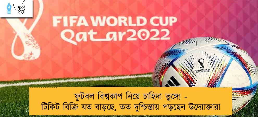 ফুটবল বিশ্বকাপ নিয়ে চাহিদা তুঙ্গে! -  টিকিট বিক্রি যত বাড়ছে, তত দুশ্চিন্তায় পড়ছেন উদ্যোক্তারা