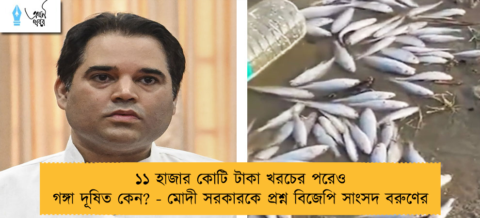 ১১ হাজার কোটি টাকা খরচের পরেও গঙ্গা দূষিত কেন? - মোদী সরকারকে প্রশ্ন বিজেপি সাংসদ বরুণের