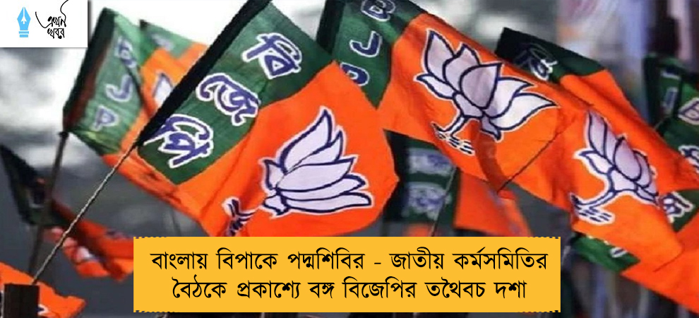 বাংলায় বিপাকে পদ্মশিবির - জাতীয় কর্মসমিতির বৈঠকে প্রকাশ্যে বঙ্গ বিজেপির তথৈবচ দশা