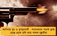 ক্যানিংয়ে খুন ৩ তৃণমূলকর্মী - সাতসকালে পয়েন্ট ব্ল্যাঙ্ক রেঞ্জে থেকে গুলি করে পালাল দুষ্কৃতীরা