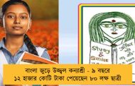 বাংলা জুড়ে উজ্জ্বল কন্যাশ্রী - ৯ বছরে ১২ হাজার কোটি টাকা পেয়েছেন ৮০ লক্ষ ছাত্রী
