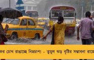ফের চোখ রাঙাচ্ছে নিম্নচাপ! – তুমুল ঝড় বৃষ্টির সম্ভাবনা রাজ্যে