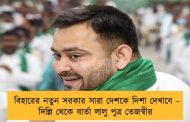 বিহারের নতুন সরকার সারা দেশকে দিশা দেখাবে – দিল্লি থেকে বার্তা লালু পুত্র তেজস্বীর