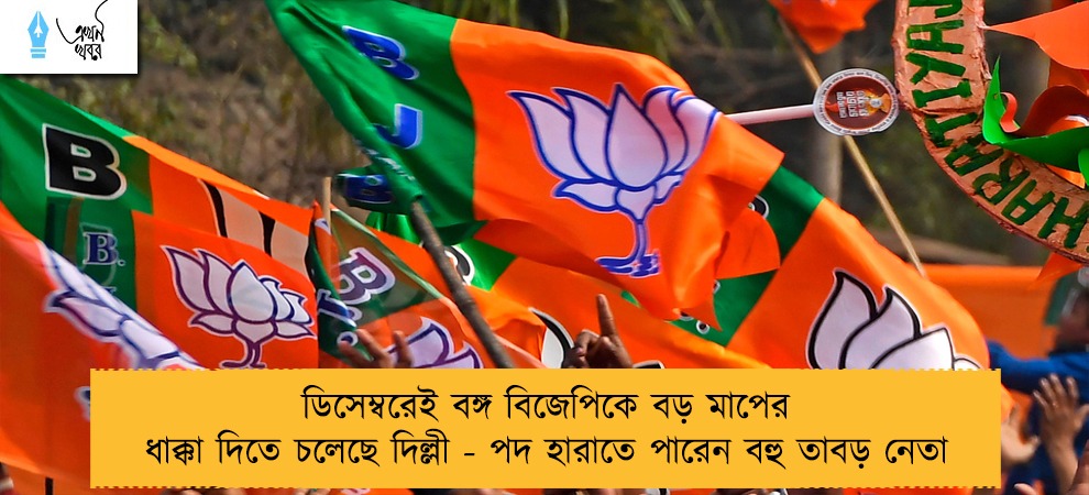 ডিসেম্বরেই বঙ্গ বিজেপিকে বড় মাপের ধাক্কা দিতে চলেছে দিল্লী - পদ হারাতে পারেন বহু তাবড় নেতা