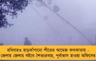 রবিবারও হাড়কাঁপানো শীতের আমেজ কলকাতায় - জেলায় জেলায় বইবে শৈত্যপ্রবাহ, পূর্বাভাস হাওয়া অফিসের