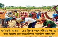 চরম ব্যর্থ মোদী সরকার - ১০০ দিনের বদলে পরিবার পিছু ৪২ দিনের কাজ মিলেছে জব কার্ডধারীদের, তলানিতে কর্মসংস্থান