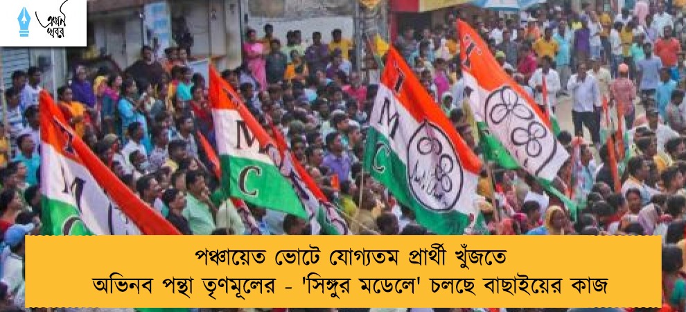 পঞ্চায়েত ভোটে যোগ্যতম প্রার্থী খুঁজতে অভিনব পন্থা তৃণমূলের - 'সিঙ্গুর মডেলে' চলছে বাছাইয়ের কাজ