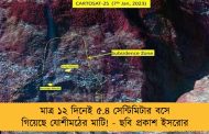 মাত্র ১২ দিনেই ৫.৪ সেন্টিমিটার বসে গিয়েছে যোশীমঠের মাটি! - ছবি প্রকাশ ইসরোর