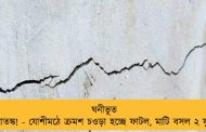ঘনীভূত আতঙ্ক! - যোশীমঠে ক্রমশ চওড়া হচ্ছে ফাটল, মাটি বসল ২ ফুট