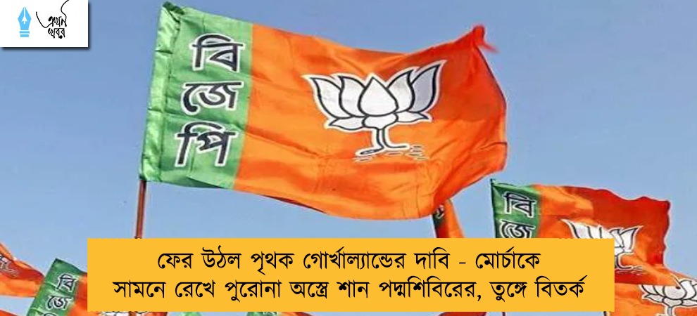 ফের উঠল পৃথক গোর্খাল্যান্ডের দাবি - মোর্চাকে সামনে রেখে পুরোনা অস্ত্রে শান পদ্মশিবিরের, তুঙ্গে বিতর্ক