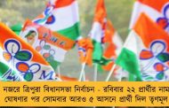 নজরে ত্রিপুরা বিধানসভা নির্বাচন - রবিবার ২২ প্রার্থীর নাম ঘোষণার পর সোমবার আরও ৫ আসনে প্রার্থী দিল তৃণমূল