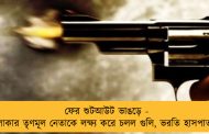 ফের শুটআউট ভাঙড়ে - এলাকার তৃণমূল নেতাকে লক্ষ্য করে চলল গুলি, ভরতি হাসপাতালে
