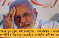 বিশ্বদরবারে মুখ পুড়ল মোদী সরকারের - আফগানিস্তান ও মায়ানমারের সঙ্গে পৃথিবীর ‘নিকৃষ্টতম স্বৈরতান্ত্রিক’ দেশগুলির তালিকায় ভারত