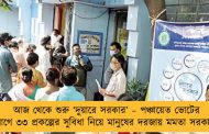 আজ থেকে শুরু ‘দুয়ারে সরকার’ – পঞ্চায়েত ভোটের আগে ৩৩ প্রকল্পের সুবিধা নিয়ে মানুষের দরজায় মমতা সরকার