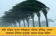 শক্তি বাড়িয়ে সুপার সাইক্লোনে পরিণত ঘূর্ণিঝড় ‘মোকা’ - ল্যান্ডফল রবিবার দুপুরেই, জানাল হাওয়া অফিস