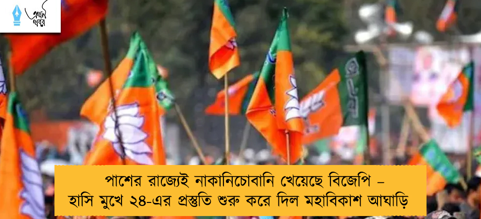 পাশের রাজ্যেই নাকানিচোবানি খেয়েছে বিজেপি – হাসি মুখে ২৪-এর প্রস্তুতি শুরু করে দিল মহাবিকাশ আঘাড়ি