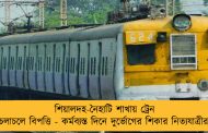 শিয়ালদহ-নৈহাটি শাখায় ট্রেন চলাচলে বিপত্তি - কর্মব্যস্ত দিনে দুর্ভোগের শিকার নিত্যযাত্রীরা