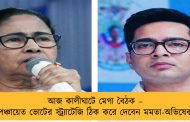 আজ কালীঘাটে মেগা বৈঠক – পঞ্চায়েত ভোটের স্ট্র্যাটেজি ঠিক করে দেবেন মমতা-অভিষেক