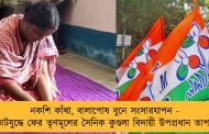 নকশি কাঁথা, বালাপোষ বুনে সংসারযাপন - ভোটযুদ্ধে ফের তৃণমূলের সৈনিক কুণ্ডলা বিদায়ী উপপ্রধান তাপসী