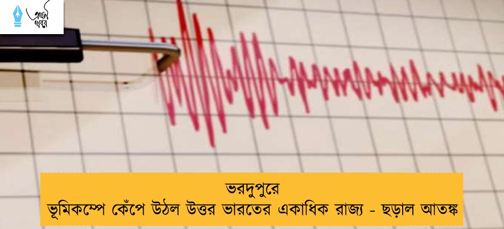ভরদুপুরে ভূমিকম্পে কেঁপে উঠল উত্তর ভারতের একাধিক রাজ্য - ছড়াল আতঙ্ক
