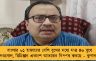 বাংলার ৬১ হাজারের বেশি বুথের মধ্যে মাত্র ৪৬ বুথে গণ্ডগোল, মিডিয়ার একাংশ আতঙ্কের বিপণন করছে – কুণাল