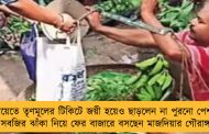 পঞ্চায়েতে তৃণমূলের টিকিটে জয়ী হয়েও ছাড়লেন না পুরনো পেশা - সবজির ঝাঁকা নিয়ে ফের বাজারে বসছেন মাজদিয়ার গৌরাঙ্গ