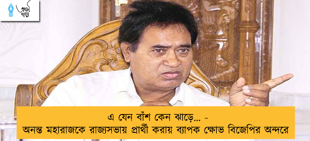 এ যেন বাঁশ কেন ঝাড়ে… - অনন্ত মহারাজকে রাজ্যসভায় প্রার্থী করায় ব্যাপক ক্ষোভ বিজেপির অন্দরে