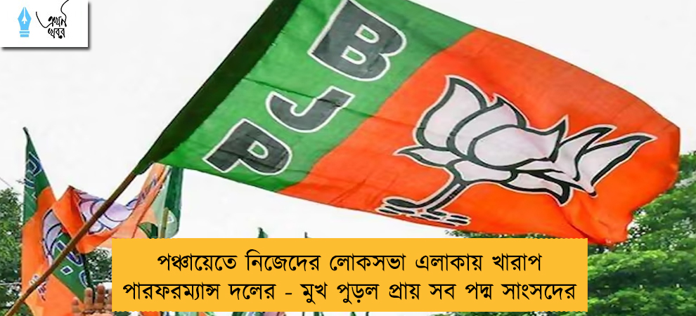 পঞ্চায়েতে নিজেদের লোকসভা এলাকায় খারাপ পারফরম্যান্স দলের - মুখ পুড়ল প্রায় সব পদ্ম সাংসদের