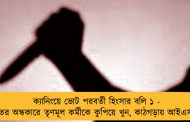 ক্যানিংয়ে ভোট পরবর্তী হিংসার বলি ১ - রাতের অন্ধকারে তৃণমূল কর্মীকে কুপিয়ে খুন, কাঠগড়ায় আইএসএফ