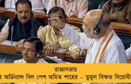 রাজ্যসভায় দিল্লি অর্ডিন্যান্স বিল পেশ অমিত শাহের – তুমুল বিক্ষভ বিরোধীদের
