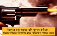 ইছাপুরে ভরা বাজারে গুলি তৃণমূল কর্মীকে! - ঘটনার পিছনে বিজেপির হাত, অভিযোগ শাসক দলের