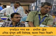 ধূপগুড়িতে গণনা শুরু – প্রাথমিক ট্রেন্ডে এগিয়ে তৃণমূল প্রার্থী নির্মলচন্দ্র, অনেক পিছনে বিজেপি