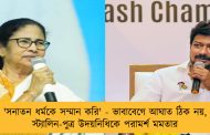 'সনাতন ধর্মকে সম্মান করি' - ভাবাবেগে আঘাত ঠিক নয়, স্ট্যালিন-পুত্র উদয়নিধিকে পরামর্শ মমতার