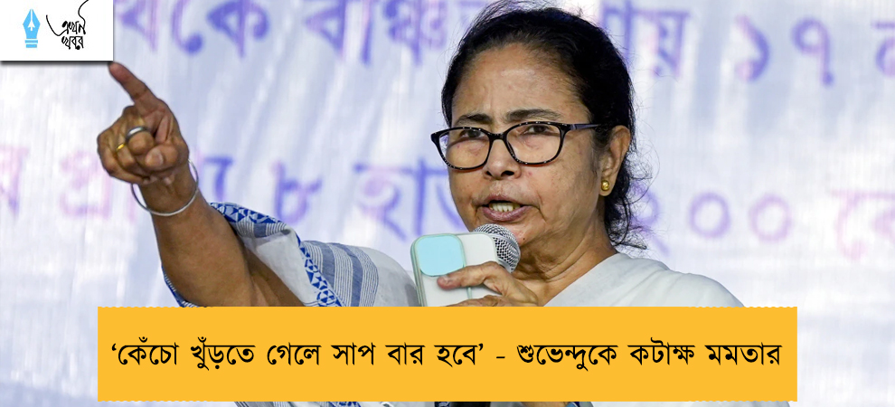 ‘কেঁচো খুঁড়তে গেলে সাপ বার হবে’ - শুভেন্দুকে কটাক্ষ মমতার