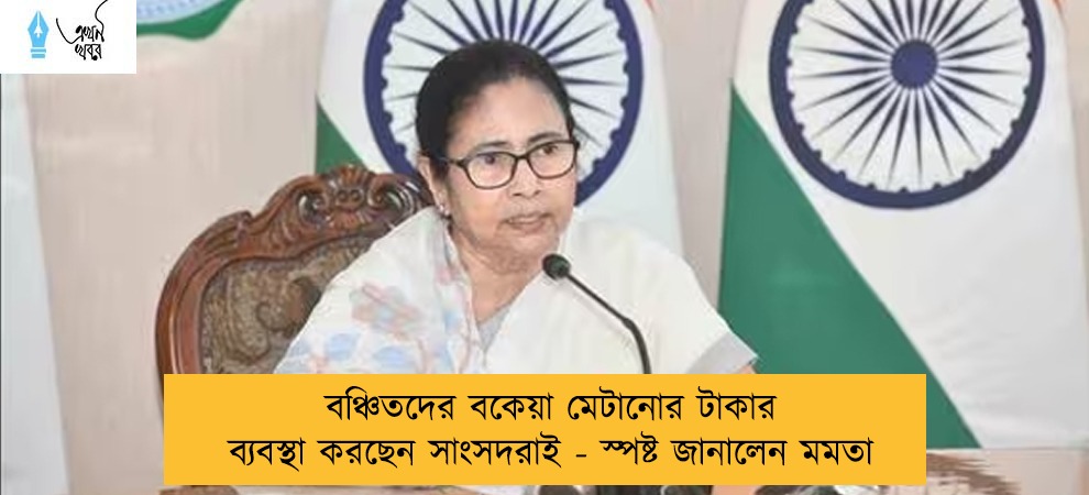 বঞ্চিতদের বকেয়া মেটানোর টাকার ব্যবস্থা করছেন সাংসদরাই - স্পষ্ট জানালেন মমতা