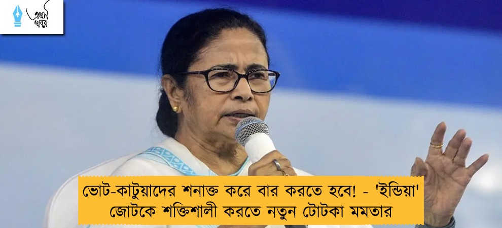 ভোট-কাটুয়াদের শনাক্ত করে বার করতে হবে! - 'ইন্ডিয়া' জোটকে শক্তিশালী করতে নতুন টোটকা মমতার
