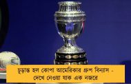 চূড়ান্ত হল কোপা আমেরিকার গ্রুপ বিন্যাস - দেখে নেওয়া যাক এক নজরে