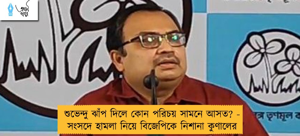 শুভেন্দু ঝাঁপ দিলে কোন পরিচয় সামনে আসত? - সংসদে হামলা নিয়ে বিজেপিকে নিশানা কুণালের